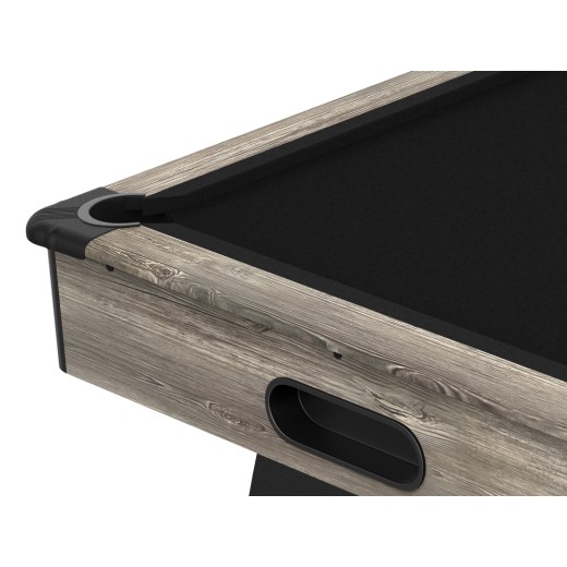 Billard Dallas 7 pieds - Coloris industriel tapis noir